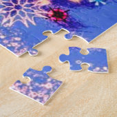 Vrolijk kerstfeest met feestelijke kerstbomen - Uw Legpuzzel (Zijkant)