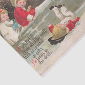 Vrolijk kerstfeest met gedicht! van Ellen Clapsadd Tissuepapier (Detail)