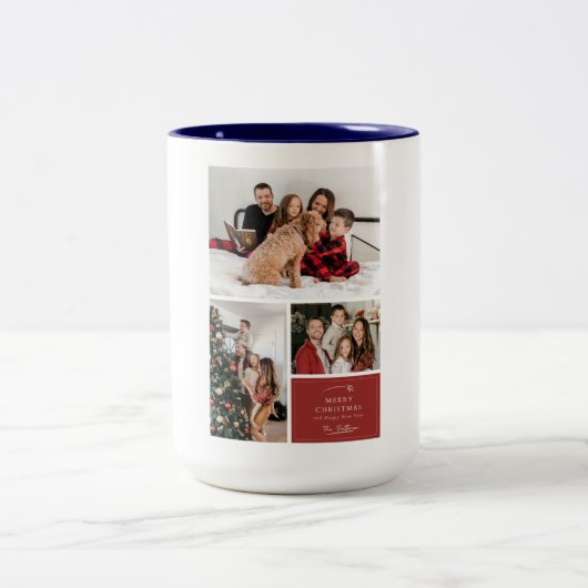 Vrolijk kerstfeest met geluk Familie Mok (Center)