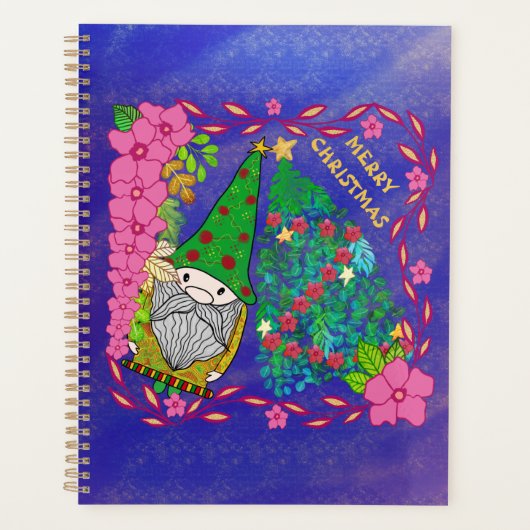 VROLIJK KERSTFEEST MET GNOME KERSTBOOM PLANNER (Voorkant)