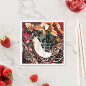 Vrolijk kerstfeest met Gold Sleigh Servet (Insitu)