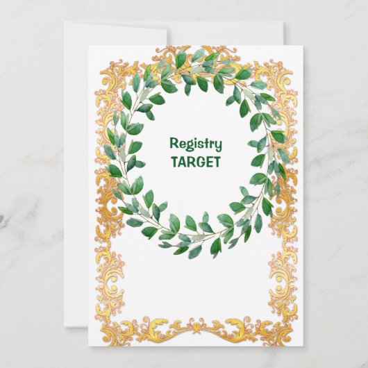 Vrolijk kerstfeest met gouden Lijst (Achterkant)