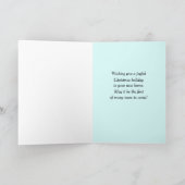 Vrolijk kerstfeest met handelsnaam Realtor Kaart (Binnen)