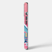 Vrolijk kerstfeest met Hoesje-Mate Tough iPhone 16 Case-Mate iPhone Case (Achterkant / Links)