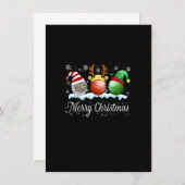 Vrolijk kerstfeest met hoge kerstfeestdagen kaart (Voorkant / Achterkant)