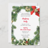 Vrolijk kerstfeest met Holiday Greenery Kaart (Voorkant)