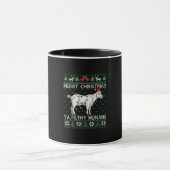 Vrolijk kerstfeest met humans mok (Midden)