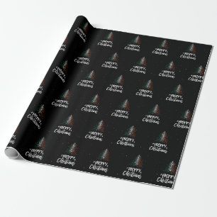 Vrolijk kerstfeest met Ierse vlag Cadeaupapier