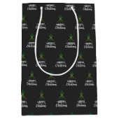 Vrolijk kerstfeest met Jamaica vlag Medium Cadeauzakje (Voorkant)