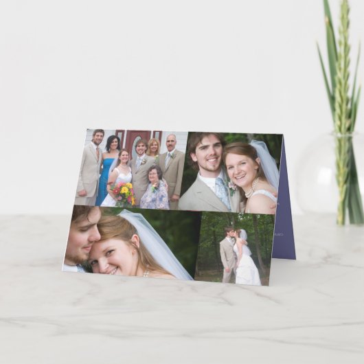 Vrolijk kerstfeest met kerstbrief binnenin feestdagen kaart (Achterkant)