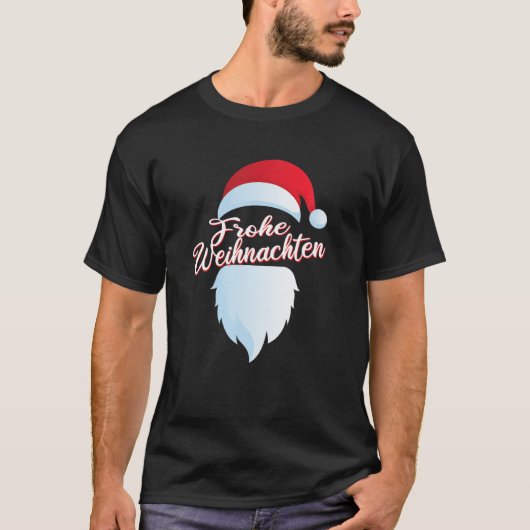 Vrolijk kerstfeest met kerstcadeau t-shirt (Voorkant)