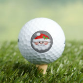 Vrolijk kerstfeest met kerstfeest voor kinderen golfballen (Insitu Shirt)