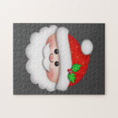 Vrolijk kerstfeest met kerstfeest voor kinderen legpuzzel (Horizontaal)