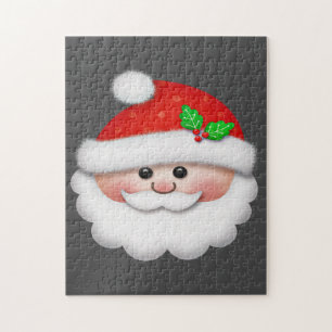 Vrolijk kerstfeest met kerstfeest voor kinderen legpuzzel