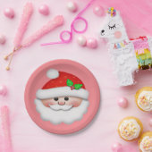 Vrolijk kerstfeest met kerstfeest voor kinderen papieren bordje (Feest)