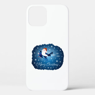Vrolijk kerstfeest met kerstman Case-Mate iPhone case