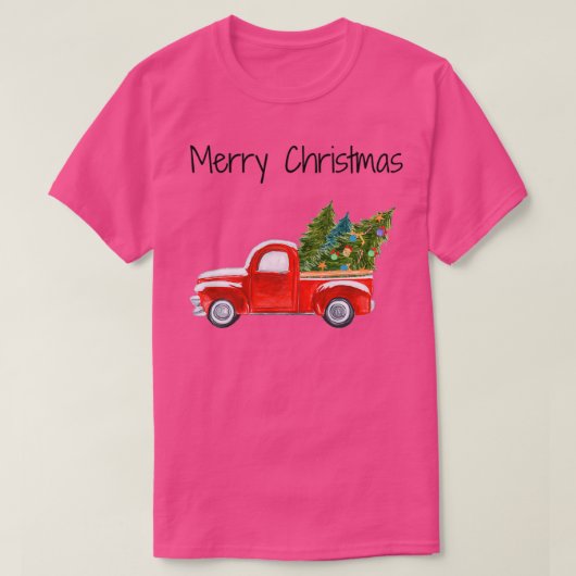 Vrolijk kerstfeest met kerstmis t-shirt (Design voorkant)