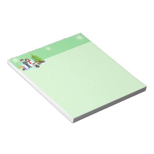 Vrolijk kerstfeest met kleine Notitieblokken (Schuin)