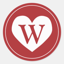 Vrolijk kerstfeest met liefde vakantie envelop zeg ronde sticker