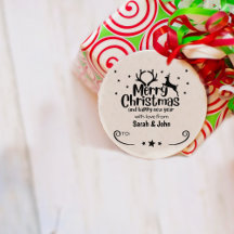 Vrolijk kerstfeest met liefde van (gebruikelijk) p