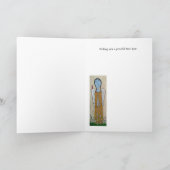 Vrolijk kerstfeest met Mary-kaart Kaart (Binnen)