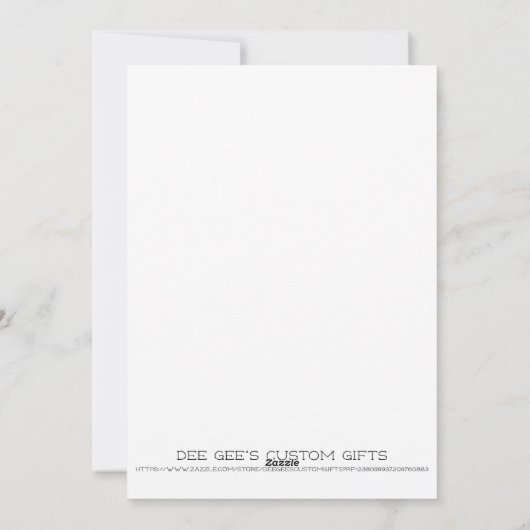 Vrolijk kerstfeest met meneer en mevrouw Claus Feestdagenkaart (Achterkant)