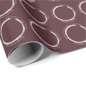 Vrolijk kerstfeest met One Circle Photo Chocolate Cadeaupapier (Rol Hoek)