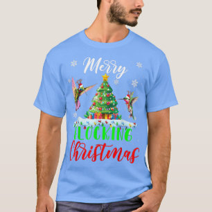 Vrolijk kerstfeest met prettige rendierSanta Humm T-shirt