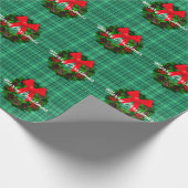 Vrolijk kerstfeest met Pset Retro Holiday Cadeaupapier (Hoek)