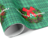 Vrolijk kerstfeest met Pset Retro Holiday Cadeaupapier (Rol Hoek)