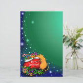 Vrolijk kerstfeest met Rat Prince (Staand voorkant)