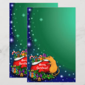 Vrolijk kerstfeest met Rat Prince (Voorkant / Achterkant)