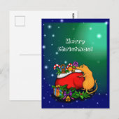 Vrolijk kerstfeest met Rat Prince Briefkaart (Voorkant / Achterkant)