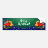Vrolijk kerstfeest met Rat Prince Bumpersticker (Voorkant)