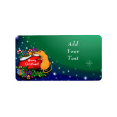 Vrolijk kerstfeest met Rat Prince Etiket (Voorkant)