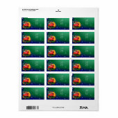 Vrolijk kerstfeest met Rat Prince Etiket (Full Sheet)