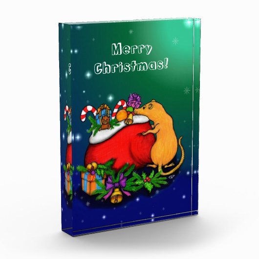 Vrolijk kerstfeest met Rat Prince Fotoblokken (Links)