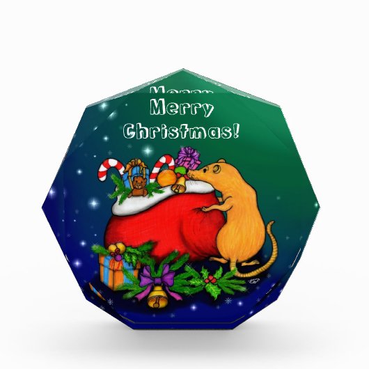 Vrolijk kerstfeest met Rat Prince Fotoblokken (Voorkant)