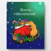 Vrolijk kerstfeest met Rat Prince Fotoplaat (Voorkant)