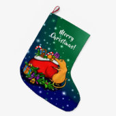 Vrolijk kerstfeest met Rat Prince Grote Kerstsok (Voorkant (Hangend))