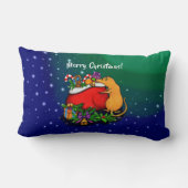 Vrolijk kerstfeest met Rat Prince Kussen (Achterkant)