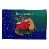 Vrolijk kerstfeest met Rat Prince Kussensloop (Achterkant)