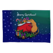 Vrolijk kerstfeest met Rat Prince Kussensloop (Voorkant)