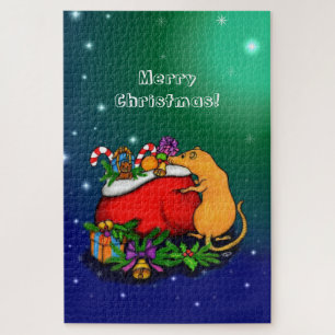 Vrolijk kerstfeest met Rat Prince Legpuzzel