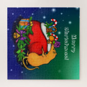 Vrolijk kerstfeest met Rat Prince Legpuzzel (Horizontaal)
