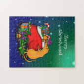 Vrolijk kerstfeest met Rat Prince Legpuzzel (Horizontaal)