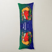 Vrolijk kerstfeest met Rat Prince Lichaamskussen (Achterkant (Verticaal))