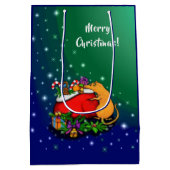 Vrolijk kerstfeest met Rat Prince Medium Cadeauzakje (Achterkant)