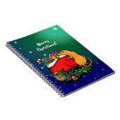 Vrolijk kerstfeest met Rat Prince Notitieboek (Rechterzijde)