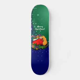 Vrolijk kerstfeest met Rat Prince Persoonlijk Skateboard